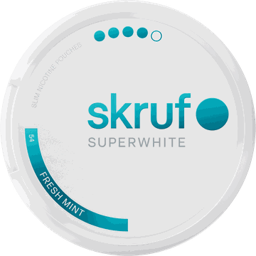 Skruf Superwhite no.54 Fresh Mint Xtra Strong