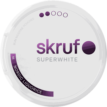 Skruf Superwhite no.56 Nordic Liquorice Medium