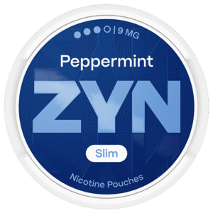 ZYN Peppermint Slim 9mg nicotine pouches can