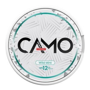 CAMO Wild Mint 12mg nicotine pouches can
