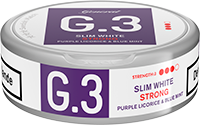 G.3 Slim Purple Licorice & Blue Mint White