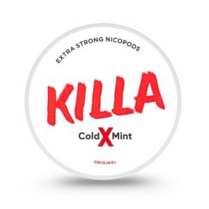 Killa Cold X Mint 13.2mg nicotine pouches can