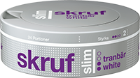 Skruf Slim Cranberry White Portion