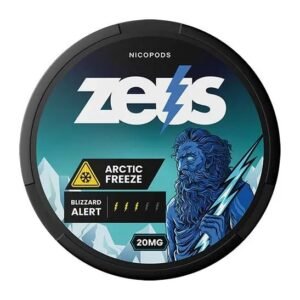 ZEUS Arctic Freeze 20 mg nicotine pouches can