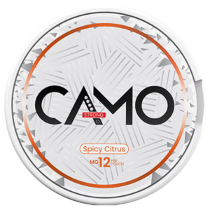 CAMO Spicy Citrus 12mg nicotine pouches can
