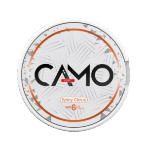 CAMO Spicy Citrus 6mg nicotine pouches can
