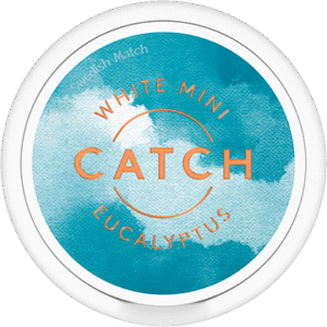Catch Eucalyptus Mini White snus can