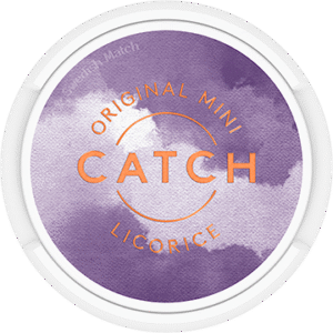 Catch Licorice Original Mini snus can