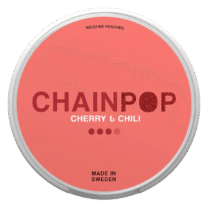 Chainpop Cherry & Chili 9mg nicotine pouches can