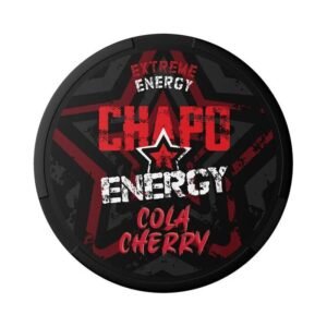 Chapo Energy Cola Cherry 150mg caffeine can