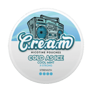 CREAM Cold As Ice X-STRONG nicotine pouches can