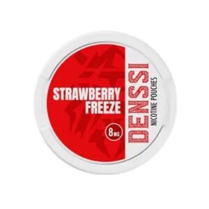 DENSSI Strawberry Freeze 8mg nicotine pouches can
