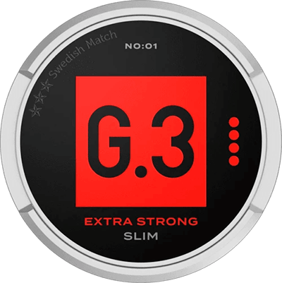 G.3 Extra Strong Slim snus can – view 2