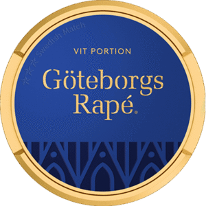Göteborgs Rapé White snus can