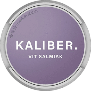 Kaliber Salmiak White snus can