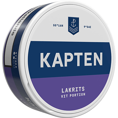 Kapten Licorice White Portion