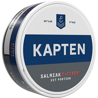Kapten Salmiak Extra Strong White