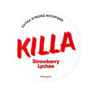 Killa Strawberry Lychee 11mg nicotine pouches can