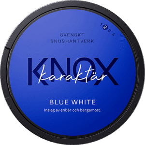 Knox Karaktär Blue White snus can