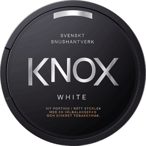 Knox White Portion snus can