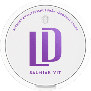 LD Salmiak White snus can