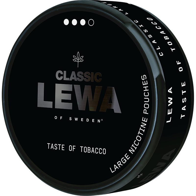 LEWA Classic Taste of Tobacco 13.5mg – SHORT DATE DEAL nicotine pouches can – view 2