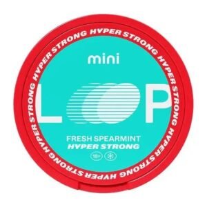 LOOP Fresh Spearmint Mini Hyper Strong 10mg nicotine pouches can