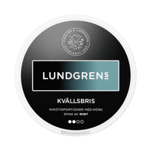 Lundgrens Kvällsbris 8mg nicotine pouches can
