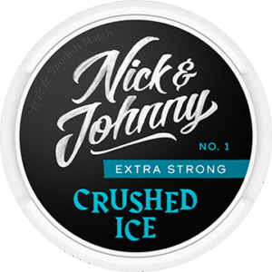 Nick & Johnny Crushed Ice snus can