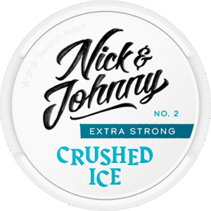 Nick & Johnny Crushed Ice White snus can