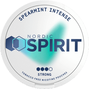 Nordic Spirit Spearmint Intense Strong nicotine pouches can