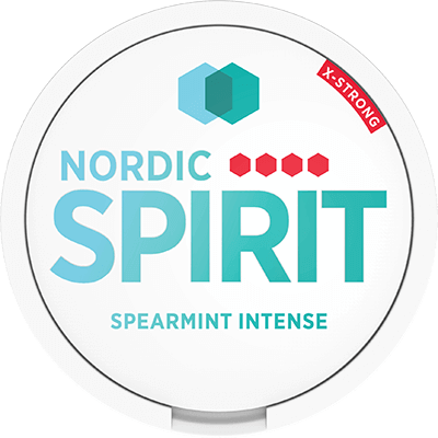 Nordic Spirit Spearmint Intense Strong nicotine pouches can – view 2