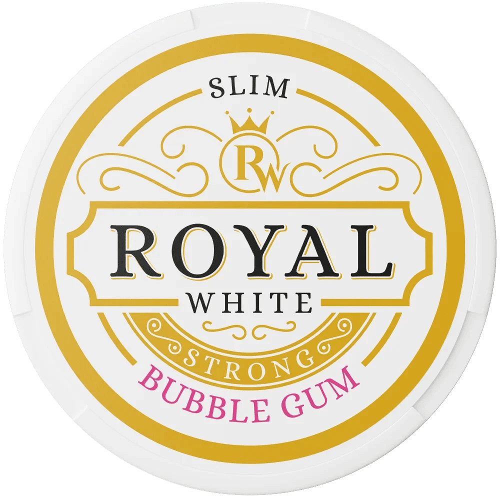 Royal White Bubble Gum 16.5 mg