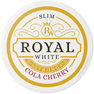 Royal White Cola Cherry 8mg nicotine pouches can