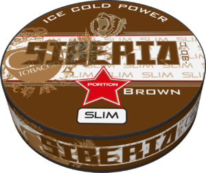 Siberia -80 Degrees Slim Brown snus can