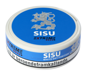 Sisu Extreme White Dry snus can