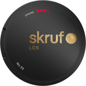 Skruf no. 33 Loose Strong snus can