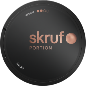 Skruf no. 27 Portion Medium snus can