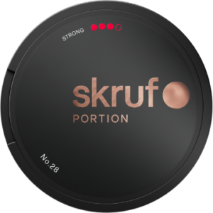 Skruf no. 28 Portion Strong snus can
