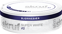 Skruf Superwhite no.62 Indigo Berry Medium nicotine pouches can – view 2