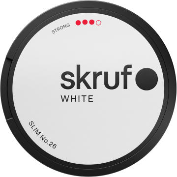Skruf no. 26 Slim White Strong