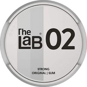 LAB 02 Strong Slim snus can