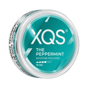 XQS The Peppermint 10mg nicotine pouches can