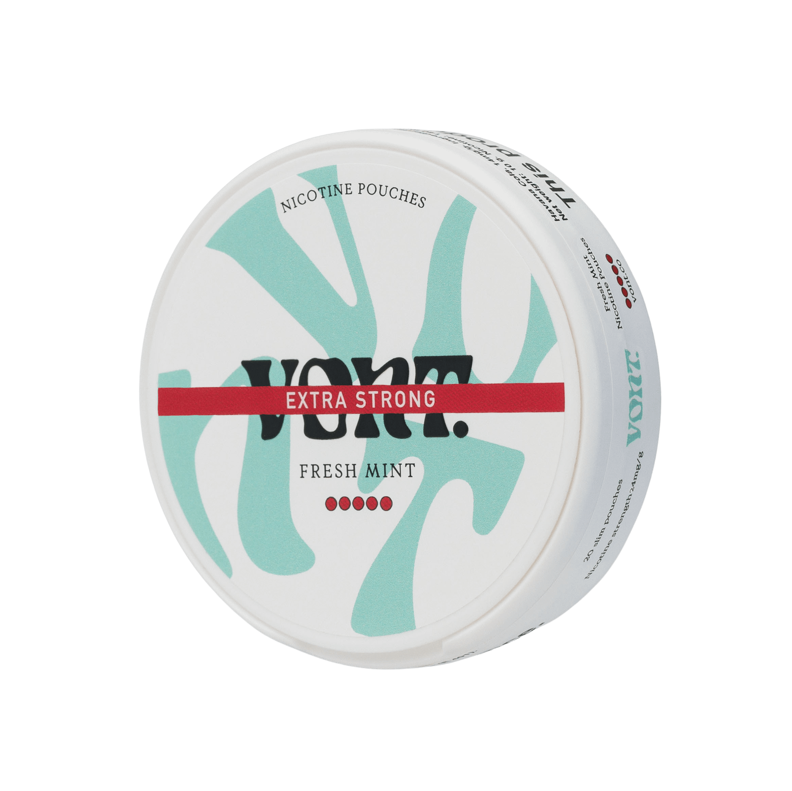 Vont Fresh Mint Extra Strong 12mg nicotine pouches can – view 2