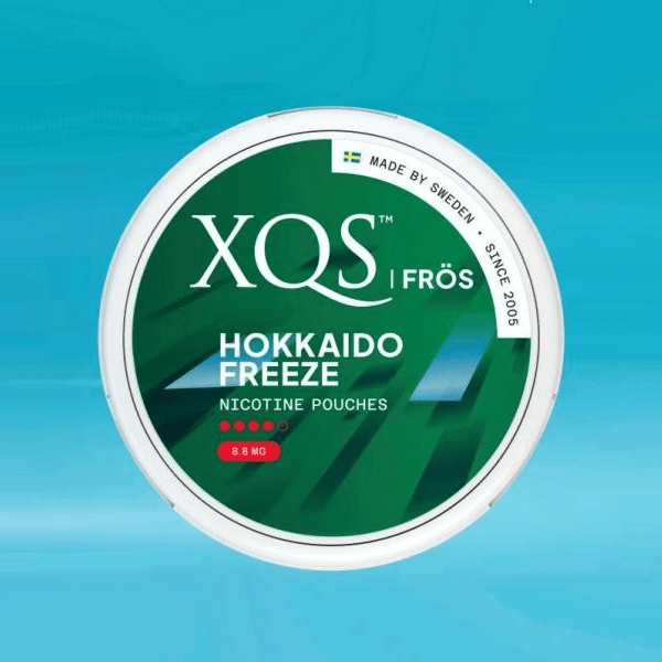 XQS Frös Hokkaido Freeze 8mg – SHORT DATE DEAL nicotine pouches can – view 2