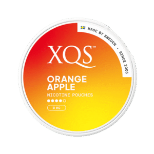 XQS Orange Apple Strong 8mg nicotine pouches can