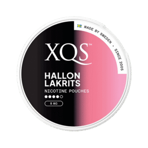 XQS Raspberry Licorice Strong 8mg nicotine pouches can