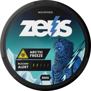 ZEUS Arctic Freeze 8mg nicotine pouches can