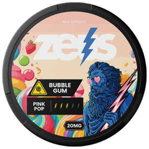 ZEUS Bubble Gum 16.5 mg nicotine pouches can