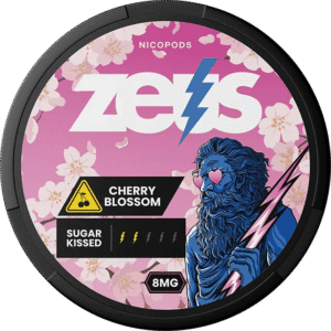 ZEUS Cherry Blossom 8mg nicotine pouches can
